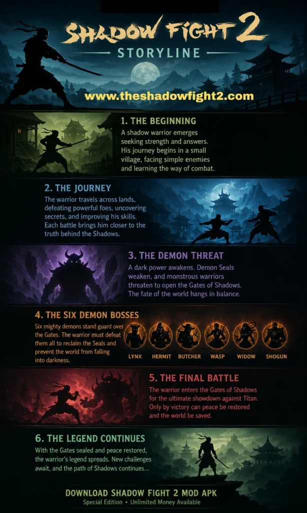 Shadow Fight 2 Mod Apk Storyline