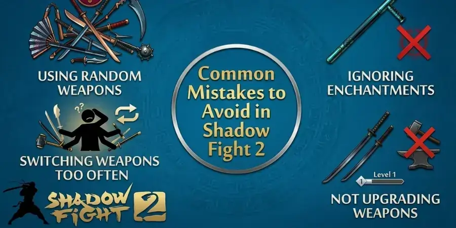 Weapon Customization in Shadow Fight 2 MOD APK