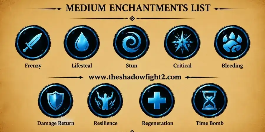 Medium Enchantments List