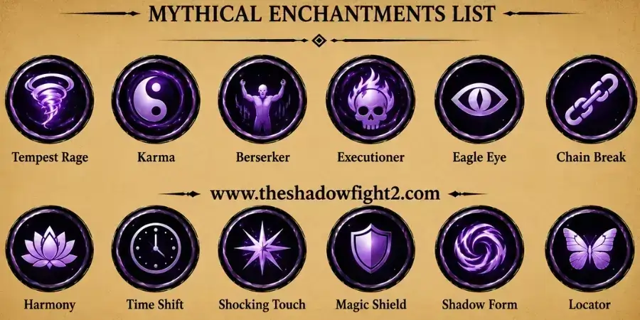 Mythical Enchantments List