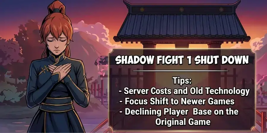 Shadow Fight 1 Shut Down