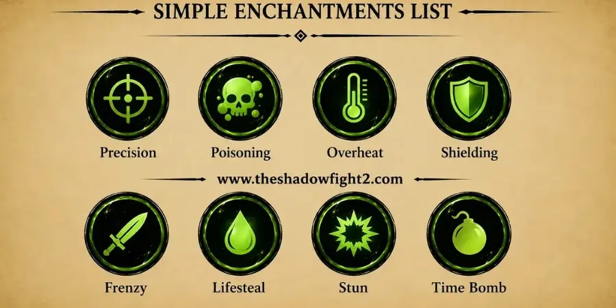 Simple Enchantments List
