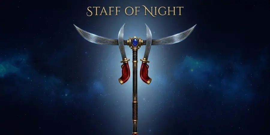 Staff of Night in Shadow Fight 2 Mod Apk
