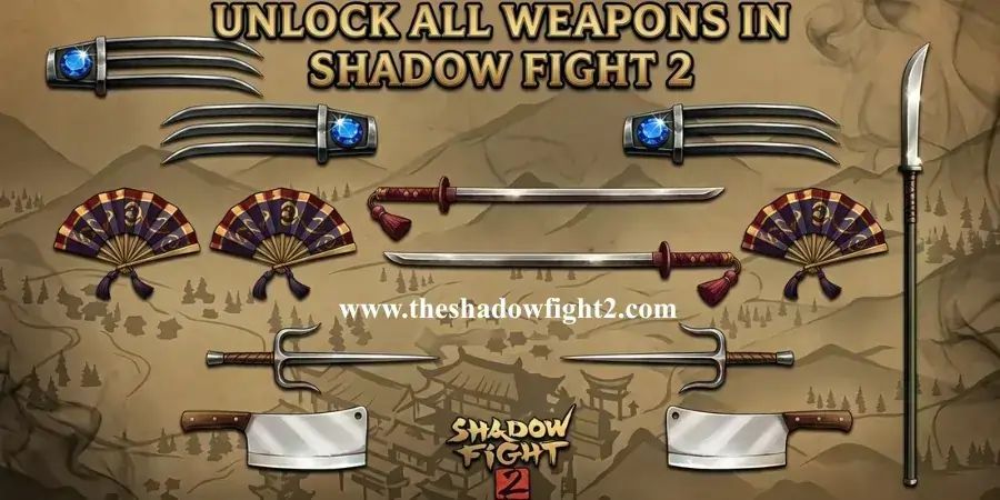 Unlock All Weapons in Shadow Fight 2 Mod Apk