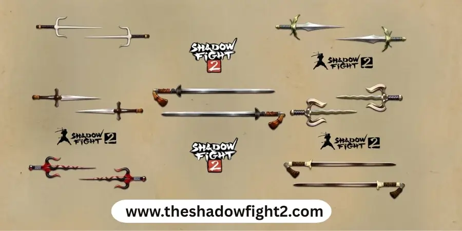 Weapon Customization in Shadow Fight 2 MOD APK