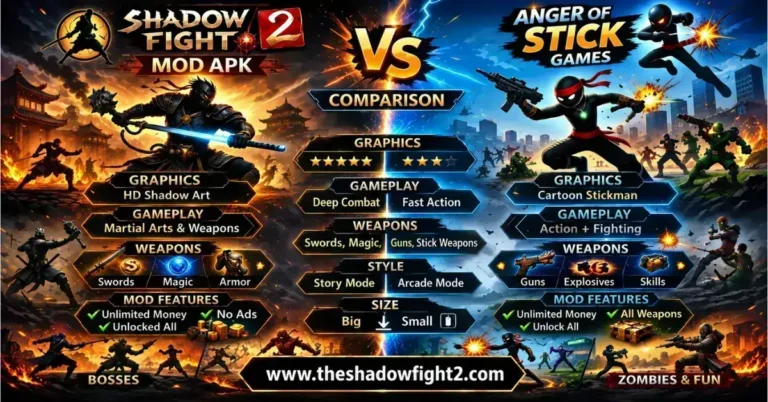 Shadow Fight 2 vs Anger of Stick 5: Which Game Should You Play? 8 Shadow Fight 2 vs Anger of Stick 5: Which Game Should You Play?