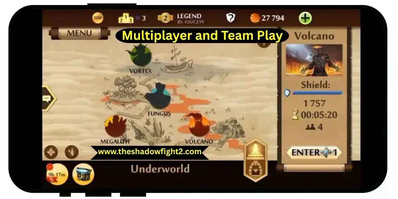 Shadow Fight 2 MOD APK V2.46.0 (2026) Unlimited Money & Max Level Gems 19 Shadow Fight 2 MOD APK Multiplayer and Team Play