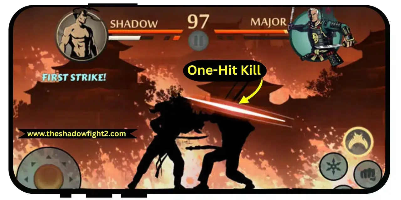Shadow Fight 2 MOD APK V2.46.0 (2026) Unlimited Money & Max Level Gems 17 Shadow Fight 2 MOD APK One-Hit Kill