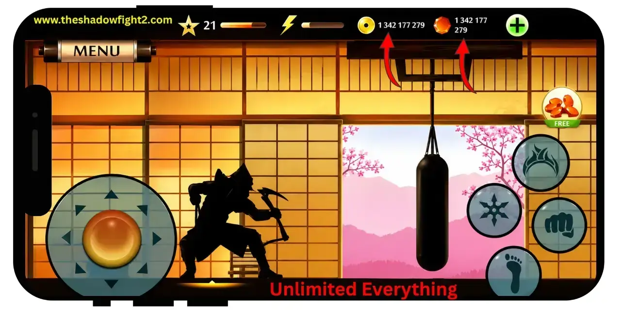 Shadow Fight 2 MOD APK V2.46.0 (2026) Unlimited Money & Max Level Gems 11 Shadow Fight 2 MOD APK unlimited coins, gems, weapons and energy