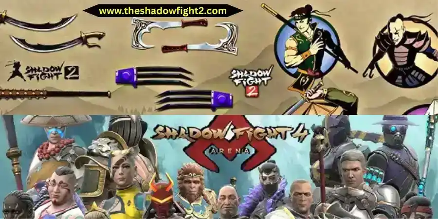 Shadow Fight 2 vs Shadow Fight 4 Arena: Which One Should You Play? 4 Weapons, Heroes, and Customization